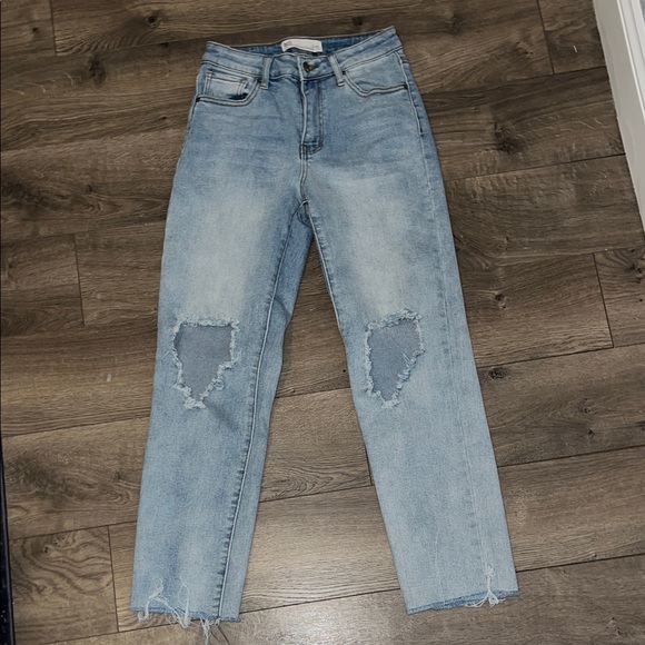 RSQ Light Wash Distressed Women's Jeans - Picture 1 of 4